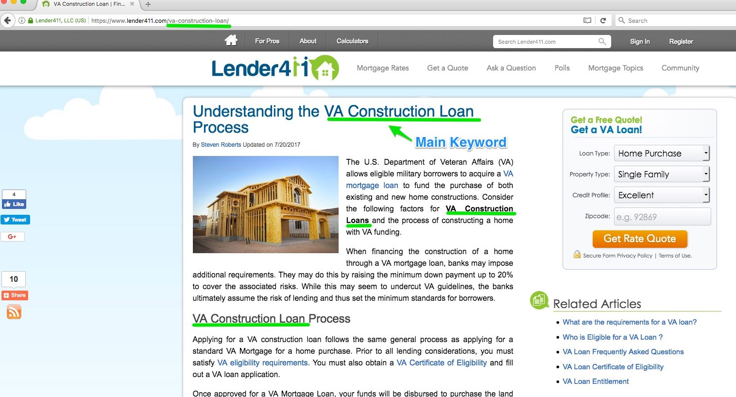 How To Write SEO Content For Your Mortgage site