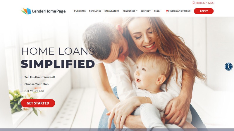 mortgage website template 57