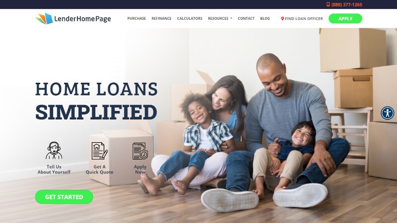 mortgage website template 56 