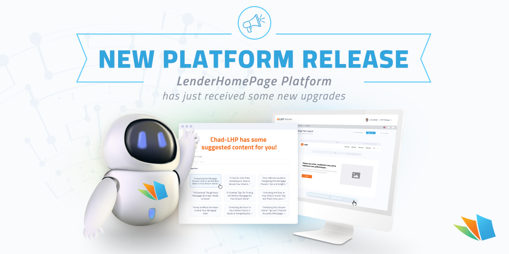 LenderHomePage Launches AI-Powered Mortgage Website Builder